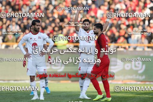 1700511, Tehran, Iran, Iran Football Pro League، Persian Gulf Cup، Week 17، Second Leg، Persepolis 2 v 0 Tractor Sazi on 2020/01/26 at Azadi Stadium