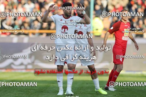 1700466, Tehran, Iran, Iran Football Pro League، Persian Gulf Cup، Week 17، Second Leg، Persepolis 2 v 0 Tractor Sazi on 2020/01/26 at Azadi Stadium