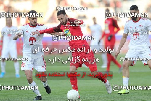 1700498, Tehran, Iran, Iran Football Pro League، Persian Gulf Cup، Week 17، Second Leg، Persepolis 2 v 0 Tractor Sazi on 2020/01/26 at Azadi Stadium