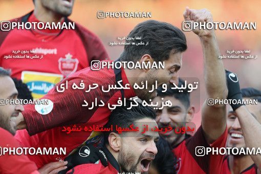 1700378, Tehran, Iran, Iran Football Pro League، Persian Gulf Cup، Week 17، Second Leg، Persepolis 2 v 0 Tractor Sazi on 2020/01/26 at Azadi Stadium