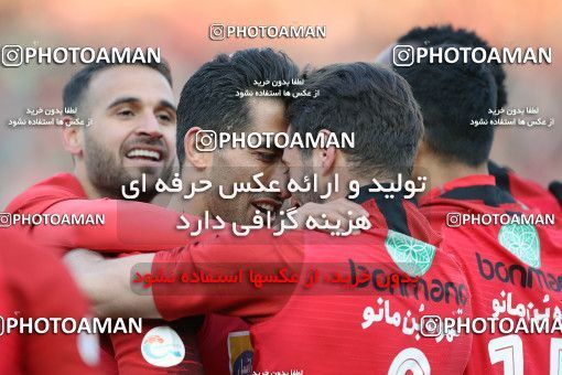 1700421, Tehran, Iran, Iran Football Pro League، Persian Gulf Cup، Week 17، Second Leg، Persepolis 2 v 0 Tractor Sazi on 2020/01/26 at Azadi Stadium