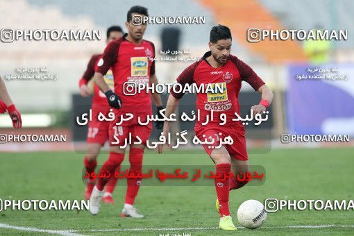 1700505, Tehran, Iran, Iran Football Pro League، Persian Gulf Cup، Week 17، Second Leg، Persepolis 2 v 0 Tractor Sazi on 2020/01/26 at Azadi Stadium