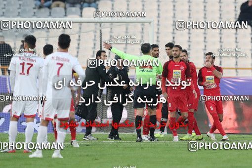 1700497, Tehran, Iran, Iran Football Pro League، Persian Gulf Cup، Week 17، Second Leg، Persepolis 2 v 0 Tractor Sazi on 2020/01/26 at Azadi Stadium