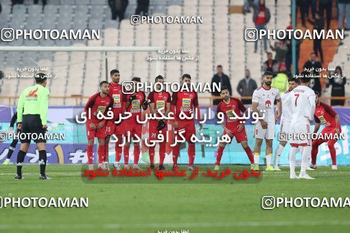 1700488, Tehran, Iran, Iran Football Pro League، Persian Gulf Cup، Week 17، Second Leg، Persepolis 2 v 0 Tractor Sazi on 2020/01/26 at Azadi Stadium
