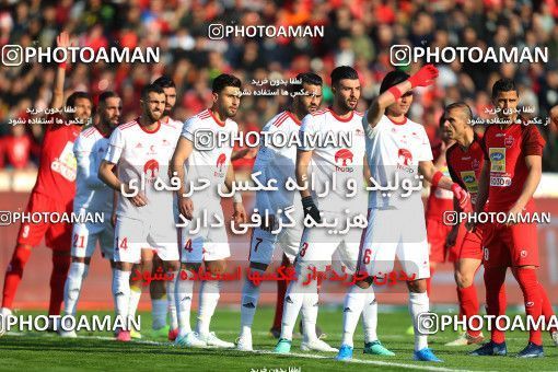 1700544, Tehran, Iran, Iran Football Pro League، Persian Gulf Cup، Week 17، Second Leg، Persepolis 2 v 0 Tractor Sazi on 2020/01/26 at Azadi Stadium