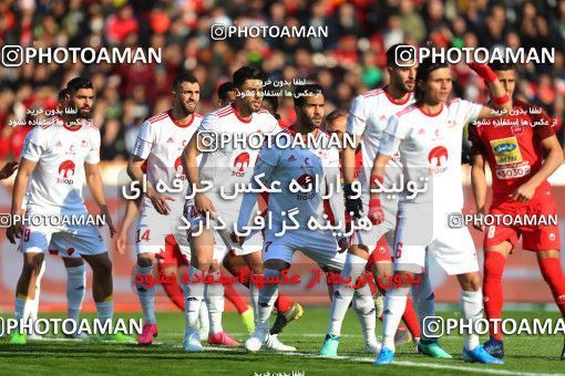 1700554, Tehran, Iran, Iran Football Pro League، Persian Gulf Cup، Week 17، Second Leg، Persepolis 2 v 0 Tractor Sazi on 2020/01/26 at Azadi Stadium
