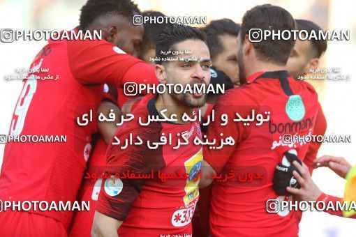 1700592, Tehran, Iran, Iran Football Pro League، Persian Gulf Cup، Week 17، Second Leg، Persepolis 2 v 0 Tractor Sazi on 2020/01/26 at Azadi Stadium