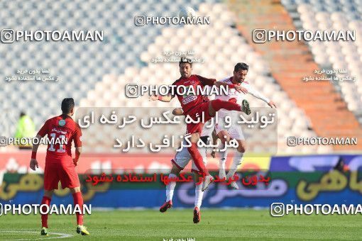 1700596, Tehran, Iran, Iran Football Pro League، Persian Gulf Cup، Week 17، Second Leg، Persepolis 2 v 0 Tractor Sazi on 2020/01/26 at Azadi Stadium