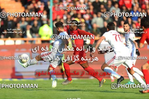 1700611, Tehran, Iran, Iran Football Pro League، Persian Gulf Cup، Week 17، Second Leg، Persepolis 2 v 0 Tractor Sazi on 2020/01/26 at Azadi Stadium