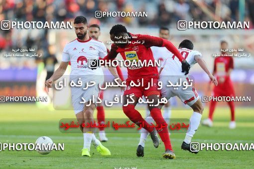 1700565, Tehran, Iran, Iran Football Pro League، Persian Gulf Cup، Week 17، Second Leg، Persepolis 2 v 0 Tractor Sazi on 2020/01/26 at Azadi Stadium