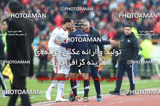 1700586, Tehran, Iran, Iran Football Pro League، Persian Gulf Cup، Week 17، Second Leg، Persepolis 2 v 0 Tractor Sazi on 2020/01/26 at Azadi Stadium