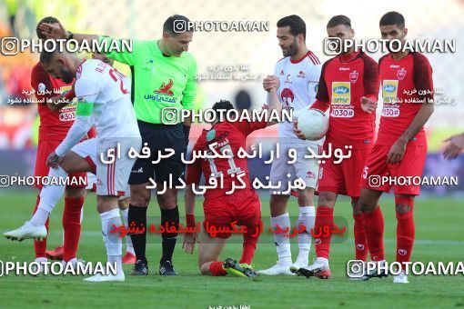 1700580, Tehran, Iran, Iran Football Pro League، Persian Gulf Cup، Week 17، Second Leg، Persepolis 2 v 0 Tractor Sazi on 2020/01/26 at Azadi Stadium