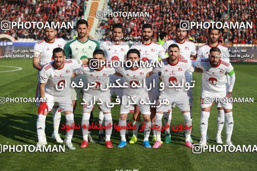1513869, Iran Football Pro League، Persian Gulf Cup، Week 17، Second Leg، 2020/01/26، Tehran، Azadi Stadium، Persepolis 2 - 0 Tractor Sazi