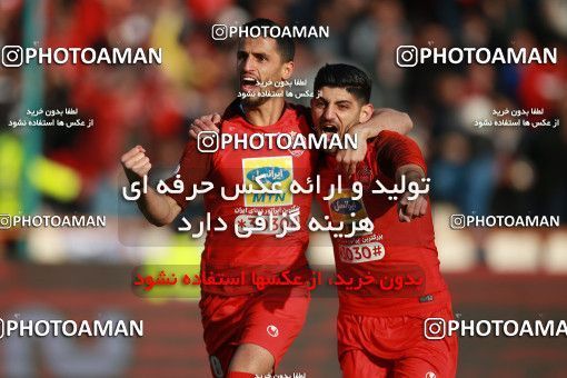 1513841, Tehran, Iran, Iran Football Pro League، Persian Gulf Cup، Week 17، Second Leg، Persepolis 2 v 0 Tractor Sazi on 2020/01/26 at Azadi Stadium