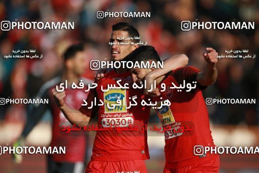 1513982, Tehran, Iran, Iran Football Pro League، Persian Gulf Cup، Week 17، Second Leg، Persepolis 2 v 0 Tractor Sazi on 2020/01/26 at Azadi Stadium