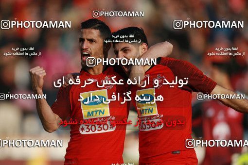 1514019, Tehran, Iran, Iran Football Pro League، Persian Gulf Cup، Week 17، Second Leg، Persepolis 2 v 0 Tractor Sazi on 2020/01/26 at Azadi Stadium