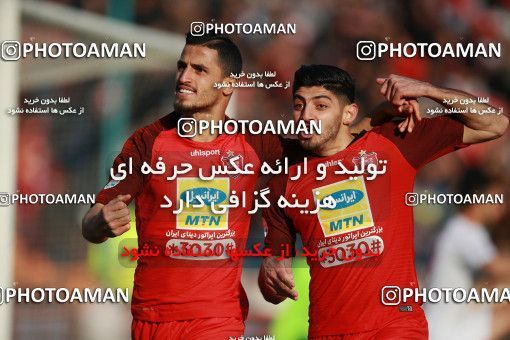 1513959, Tehran, Iran, Iran Football Pro League، Persian Gulf Cup، Week 17، Second Leg، Persepolis 2 v 0 Tractor Sazi on 2020/01/26 at Azadi Stadium