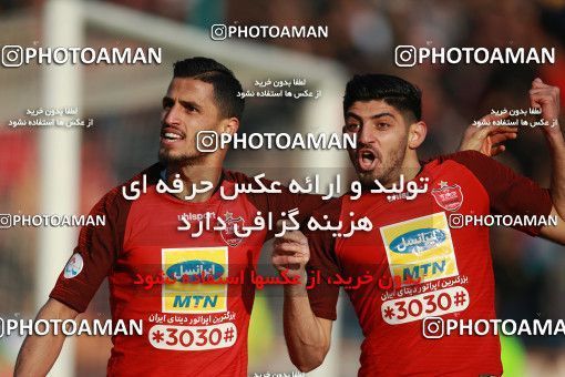 1513933, Tehran, Iran, Iran Football Pro League، Persian Gulf Cup، Week 17، Second Leg، Persepolis 2 v 0 Tractor Sazi on 2020/01/26 at Azadi Stadium