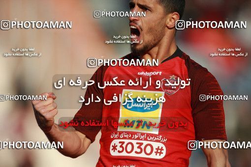 1513997, Tehran, Iran, Iran Football Pro League، Persian Gulf Cup، Week 17، Second Leg، Persepolis 2 v 0 Tractor Sazi on 2020/01/26 at Azadi Stadium