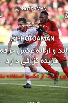 1513887, Tehran, Iran, Iran Football Pro League، Persian Gulf Cup، Week 17، Second Leg، Persepolis 2 v 0 Tractor Sazi on 2020/01/26 at Azadi Stadium