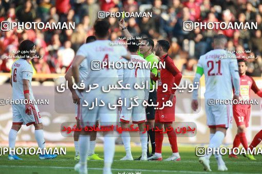 1514172, Tehran, Iran, Iran Football Pro League، Persian Gulf Cup، Week 17، Second Leg، Persepolis 2 v 0 Tractor Sazi on 2020/01/26 at Azadi Stadium