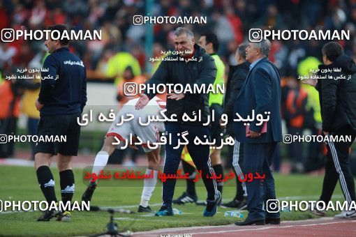 1514151, Tehran, Iran, Iran Football Pro League، Persian Gulf Cup، Week 17، Second Leg، Persepolis 2 v 0 Tractor Sazi on 2020/01/26 at Azadi Stadium