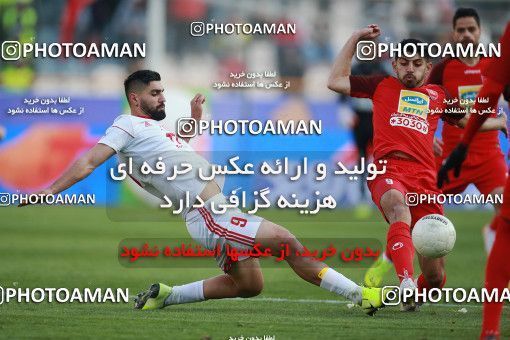 1514085, Tehran, Iran, Iran Football Pro League، Persian Gulf Cup، Week 17، Second Leg، Persepolis 2 v 0 Tractor Sazi on 2020/01/26 at Azadi Stadium