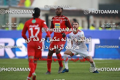 1514255, Tehran, Iran, Iran Football Pro League، Persian Gulf Cup، Week 17، Second Leg، Persepolis 2 v 0 Tractor Sazi on 2020/01/26 at Azadi Stadium