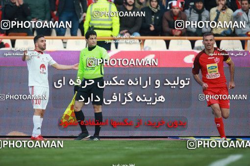 1514357, Tehran, Iran, Iran Football Pro League، Persian Gulf Cup، Week 17، Second Leg، Persepolis 2 v 0 Tractor Sazi on 2020/01/26 at Azadi Stadium