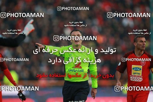 1514544, Tehran, Iran, Iran Football Pro League، Persian Gulf Cup، Week 17، Second Leg، Persepolis 2 v 0 Tractor Sazi on 2020/01/26 at Azadi Stadium