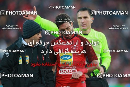 1514509, Tehran, Iran, Iran Football Pro League، Persian Gulf Cup، Week 17، Second Leg، Persepolis 2 v 0 Tractor Sazi on 2020/01/26 at Azadi Stadium