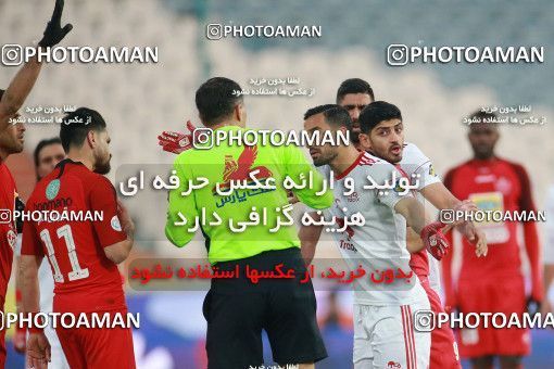1514424, Tehran, Iran, Iran Football Pro League، Persian Gulf Cup، Week 17، Second Leg، Persepolis 2 v 0 Tractor Sazi on 2020/01/26 at Azadi Stadium