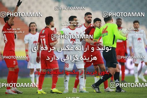 1514417, Tehran, Iran, Iran Football Pro League، Persian Gulf Cup، Week 17، Second Leg، Persepolis 2 v 0 Tractor Sazi on 2020/01/26 at Azadi Stadium