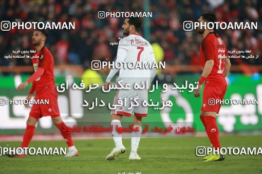 1514502, Tehran, Iran, Iran Football Pro League، Persian Gulf Cup، Week 17، Second Leg، Persepolis 2 v 0 Tractor Sazi on 2020/01/26 at Azadi Stadium