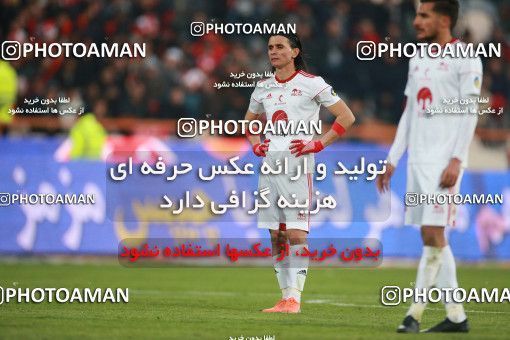 1514445, Tehran, Iran, Iran Football Pro League، Persian Gulf Cup، Week 17، Second Leg، Persepolis 2 v 0 Tractor Sazi on 2020/01/26 at Azadi Stadium