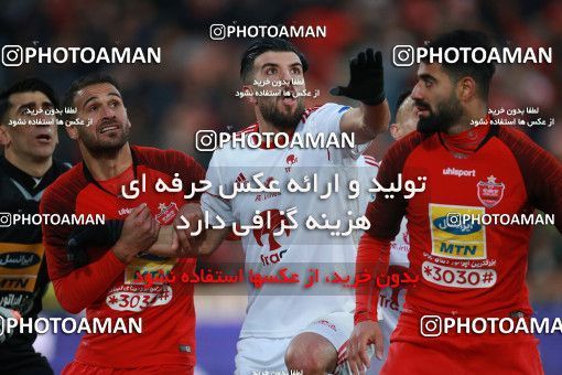 1514405, Tehran, Iran, Iran Football Pro League، Persian Gulf Cup، Week 17، Second Leg، Persepolis 2 v 0 Tractor Sazi on 2020/01/26 at Azadi Stadium