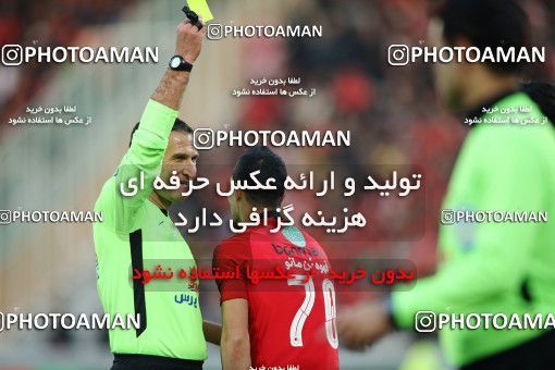 1699017, Tehran, Iran, Iran Football Pro League، Persian Gulf Cup، Week 17، Second Leg، Persepolis 2 v 0 Tractor Sazi on 2020/01/26 at Azadi Stadium