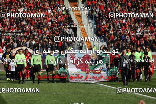 1698969, Tehran, Iran, Iran Football Pro League، Persian Gulf Cup، Week 17، Second Leg، Persepolis 2 v 0 Tractor Sazi on 2020/01/26 at Azadi Stadium