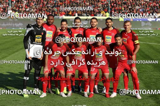 1698977, Tehran, Iran, Iran Football Pro League، Persian Gulf Cup، Week 17، Second Leg، Persepolis 2 v 0 Tractor Sazi on 2020/01/26 at Azadi Stadium