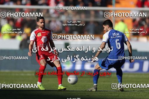 1514838, Tehran, Iran, Iran Football Pro League، Persian Gulf Cup، Week 19، Second Leg، Persepolis 2 v 2 Esteghlal on 2020/02/06 at Azadi Stadium