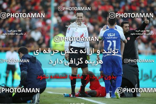 1807969, Iran Football Pro League، Persian Gulf Cup، Week 19، Second Leg، 2020/02/06، Tehran، Azadi Stadium، Persepolis 2 - 2 Esteghlal
