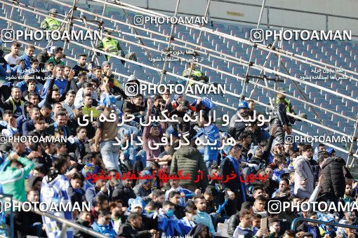 1808150, Tehran, Iran, Iran Football Pro League، Persian Gulf Cup، Week 19، Second Leg، Persepolis 2 v 2 Esteghlal on 2020/02/06 at Azadi Stadium