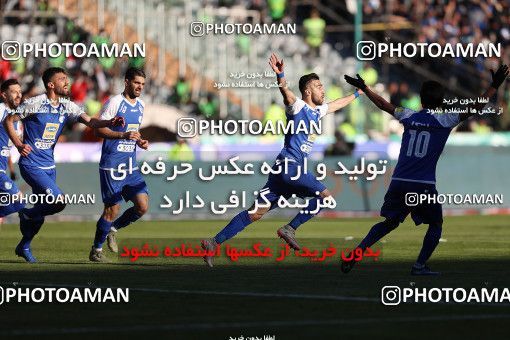 1697344, Tehran, Iran, Iran Football Pro League، Persian Gulf Cup، Week 19، Second Leg، Persepolis 2 v 2 Esteghlal on 2020/02/06 at Azadi Stadium