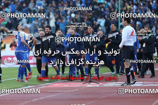 1697266, Tehran, Iran, Iran Football Pro League، Persian Gulf Cup، Week 19، Second Leg، Persepolis 2 v 2 Esteghlal on 2020/02/06 at Azadi Stadium