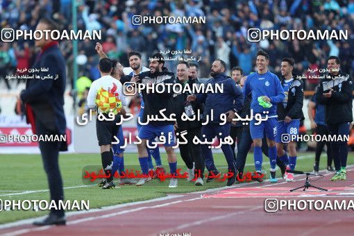 1697227, Tehran, Iran, Iran Football Pro League، Persian Gulf Cup، Week 19، Second Leg، Persepolis 2 v 2 Esteghlal on 2020/02/06 at Azadi Stadium