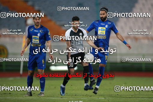 1516192, Iran Football Pro League، Persian Gulf Cup، Week 18، Second Leg، 2020/02/01، Tehran، Azadi Stadium، Esteghlal 2 - ۱ Naft M Soleyman