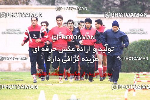 1517202, Tehran, , لیگ برتر فوتبال ایران, Persepolis Football Team Training Session on 2002/11/02 at Karegaran Stadium