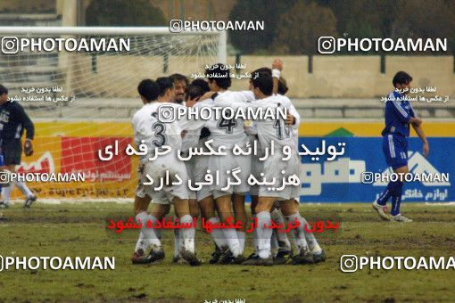 1519015, Tehran, Iran, Iranian Football Pro League، Persian Gulf Cup، 2002-2003 Season، Paykan ۱ v 2 Esteghlal on 2002/12/20 at Takhti Stadium