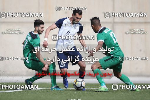 1537236, Tehran, Iran, لیگ دسته دوم فوتبال کشور, 2018-19 season, Week 25, Second Leg, Nirou Zamini Tehran 1 v 1 Pas on 2019/04/11 at Ghadir Stadium