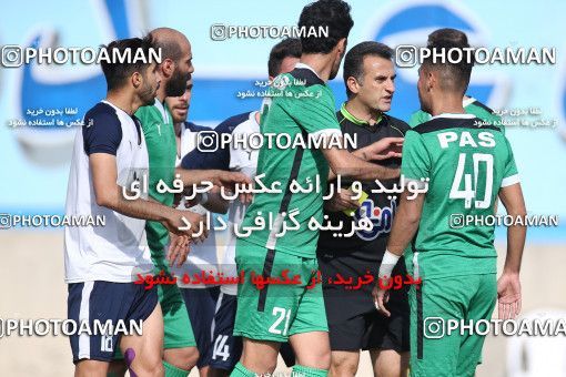 1537169, Tehran, Iran, لیگ دسته دوم فوتبال کشور, 2018-19 season, Week 25, Second Leg, Nirou Zamini Tehran 1 v 1 Pas on 2019/04/11 at Ghadir Stadium